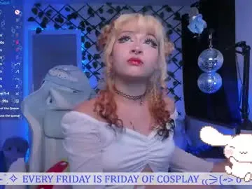 _heavenly_blue_ — .*: LETS HAVE FUN! CAN U MAKE MY ASS RED? #goth #ahegao #cosplay #bigass #tattoo -- Current Goal:  Make me Horny  once countdown reaches zero