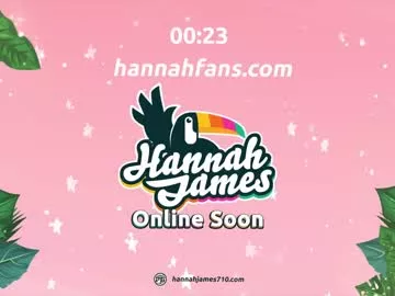 Freechat hannahjames710 on Chaturbate