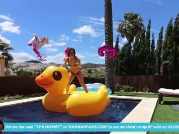 Freechat hannahjames710 on Chaturbate