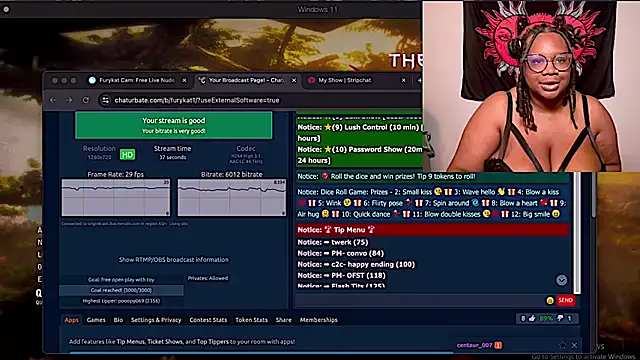 Freechat furykat1 on StripChat